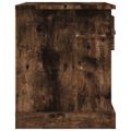 vidaXL Nočné stolíky 2 ks dymový dub 39x39x47,5 cm spracované drevo