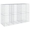vidaXL Gabiónový kôš s krytom 300x100x200 cm pozinkované železo