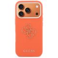 Guess HC PU FW RESIN LOGO ORANGE puzdro pre iPhone 17 Pro 6,3"