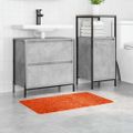 vidaXL Protišmyková kúpeľňová podložka Oranžová 50 x 80 cm PP