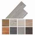 vidaXL Samolepiace PVC podlahové dosky Tmavosivá 30,5 x 61 cm 28 ks