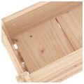 vidaXL Kvetináč 112x25x104,5 cm borovicový masív
