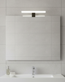 Q-308B LED 8W/680lm/4000K zrkadlové svietidlo 30cm - čierne QTEC