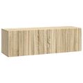vidaXL Nástenná TV skrinka 98 x 31 x 30 cm Dub sonoma Kompozitné drevo