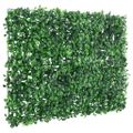 vidaXL Umelý plot z listových kríkov 24 ks zelený 40x60 cm
