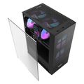 Počítačová skriňa Darkflash A290 + 3 ventilátory (čierna)