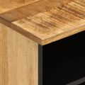 vidaXL TV skrinka 100x34x46 cm, surový mangový masív