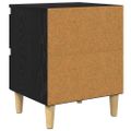 vidaXL Skriňa pod posteľ Čierny dub 40 x 35 x 50 cm Kompozitné drevo