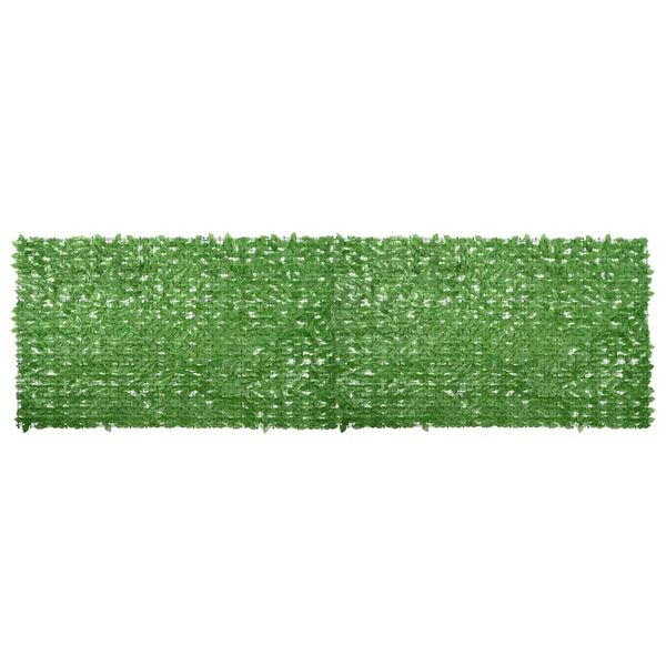 vidaXL Balkónová markíza so zelenými listami 500x150 cm