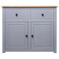 vidaXL Komoda sivá 93x40x80 cm borovicový masív Panama Range