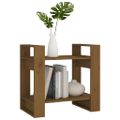 vidaXL Knižnica/deliaca stena medovohnedá 60x35x57 cm masívna borovica