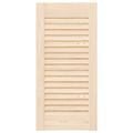 vidaXL dvierka skriniek Louvred Design 2 ks 61,5x29,5cm masív borovica