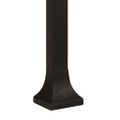 vidaXL Barový stôl s traktorom červený a hnedý 55x120x107 cm mangovník
