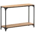 vidaXL Konzolový stolík 110x30x75 cm akáciový masív