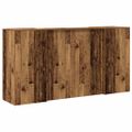 vidaXL Recepčný stôl staré drevo 200x50x103,5 cm kompozitné drevo