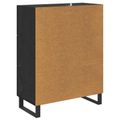 vidaXL Servírovacia skriňa so zásuvkou Čierny dub 69,5 x 34 x 90 cm