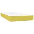 vidaXL Posteľný rám boxsping s matracom zelený 80x200 cm látka