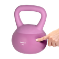 Kettlebell Soft Vinylový 6 kg REBEL ACTIVE RBA-2333-06