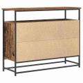vidaXL Servírovacia skriňa Staré drevo 100 x 35 x 80 cm