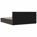 vidaXL Hydraulický posteľný rám+úložný priestor, LED, látka 180x200 cm