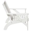 VidaXL záhradné stoličky Adirondack 2 ks Biela masívna borovica