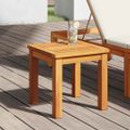 vidaXL Bočný stôl Prírodný olej 35 x 35 x 34 cm Pevné akáciové drevo