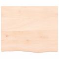 vidaXL Polica pod umývadlo, nástenná, oceľ a dubový masív