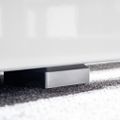 vidaXL 5-dielna obývacia TV stena s LED svetlami, lesklá biela
