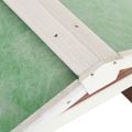 vidaXL Garáž na robotickú kosačku 72x87x50 cm mokka-biela jedľa