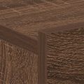 vidaXL Nástenný nočný stolík hnedý dub 40x30x15 cm spracované drevo