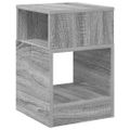 vidaXL Koncový stôl Sivý Sonoma 30,5 x 30 x 45 cm Kompozitné drevo