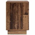 vidaXL Nočný stolík 2 pcs Staré drevo 33,5 x 34,5 x 50 cm