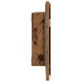 vidaXL Zrkadlo Staré drevo 80 x 37 cm Sklo a inžinierske drevo