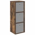 vidaXL Servírovacia skriňa so zásuvkou Dymová dub 30,5 x 27 x 84,5 cm