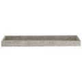 vidaXL Terasové nástenné police 4 ks betónovosivé 60x15x4 cm MDF