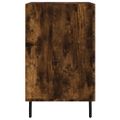 vidaXL Nočný stolík dymový dub 40x40x66 cm kompozitné drevo