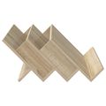 vidaXL Regál na časopisy Sonoma dub 65 x 53 x 28,5 cm Kompozitné drevo
