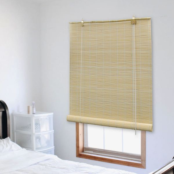 vidaXL Roleta, bambus 80x220 cm, prírodná farba