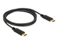 USB kabel - USB-C (M) do USB-C (M) - USB 2.0 - 5 A - 1 m - černá