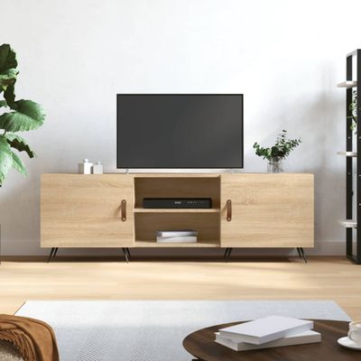 vidaXL TV skrinka farba dubu sonoma 150x30x50 cm kompozitné drevo
