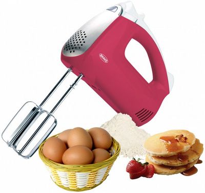 Ručný šľahač BRAVO KERY B-4660, 400W, červená Ruční šlehač BRAVO KERY B-4660, 400W, červená