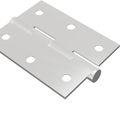 vidaXL Pánt 2 ks Strieborná 50 x 38 x 1,3 mm Oceľ