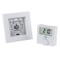 Homematic IP   Nástěnný termostat se senzorem vlhkosti a spínaným výstupem 24V – zápustná montáž  - HmIP-BWTH24