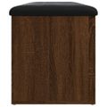 vidaXL Úložná lavička hnedý dub 102x42x45 cm kompozitné drevo