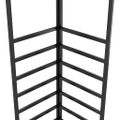 vidaXL Záhradný altánok, práškovaná oceľ 4x3x2,7 m, biely