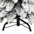 vidaXL Umelý osvetlený vianočný stromček s 60 LED a snehom 120 cm