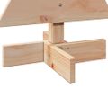 vidaXL Drevený vianočný stromček na dekoráciu 60 cm masívna borovica