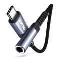 Adapter BWOO AUX 3,5 mm - USB-C Čierny BZ47