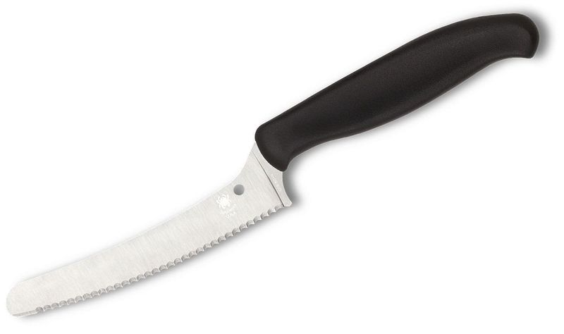 Spyderco K13SBK Z-Cut Blunt Tip Black kuchynský nôž 11 cm, čierna, polypropylén