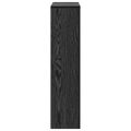 vidaXL Kryt radiátora Čierny dub 78 x 20 x 82 cm Kompozitné drevo